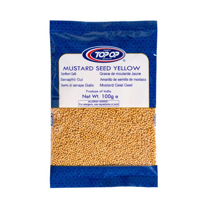 Topop Mustard Seeds Yellow 100g