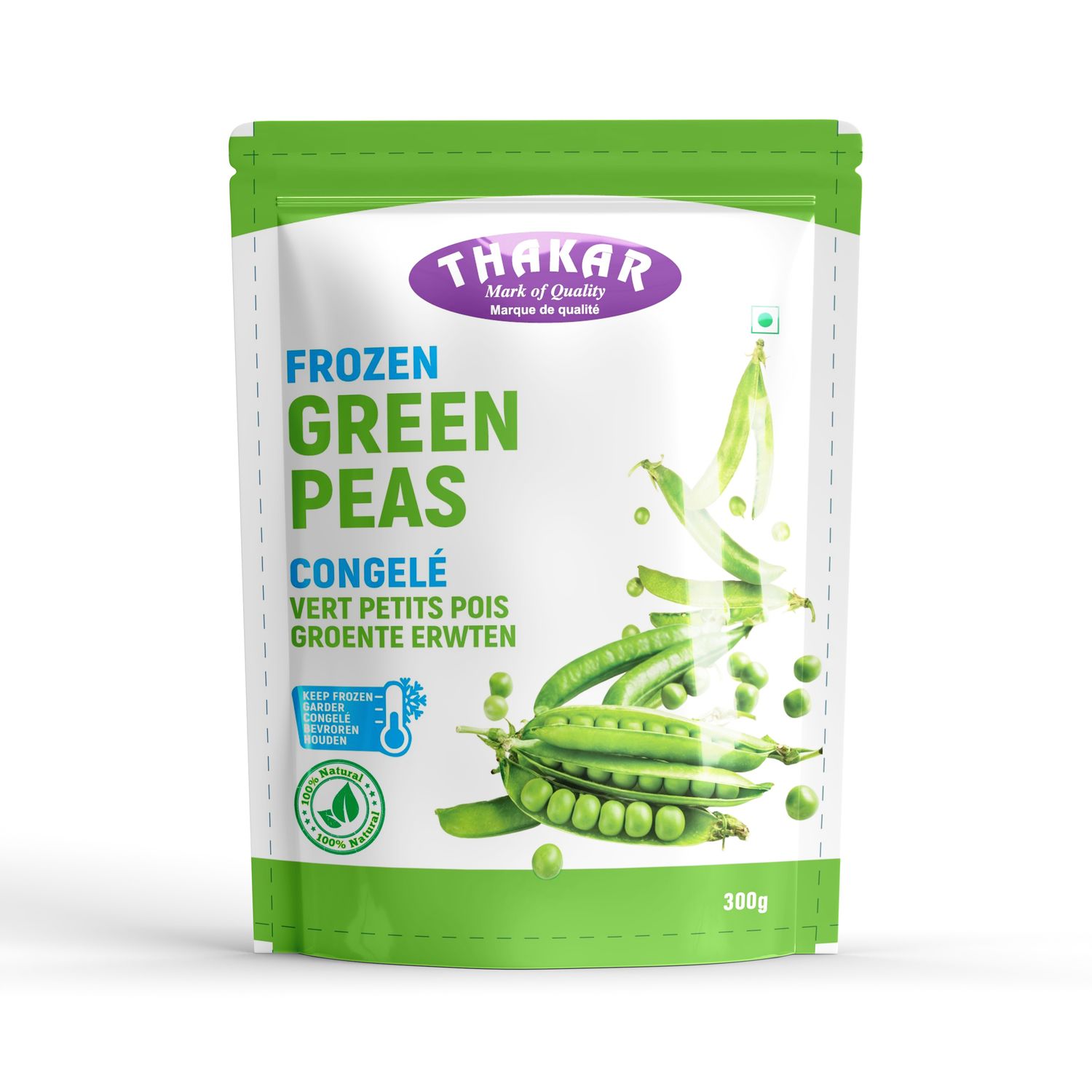 Thakar Green Peas ( Frozen)300G