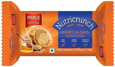 Parle nutricrunch honey&amp;oats cookies 100g