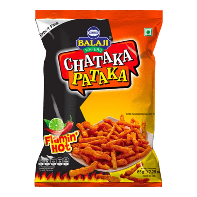 Balaji chataka pataka flamin hot 65g