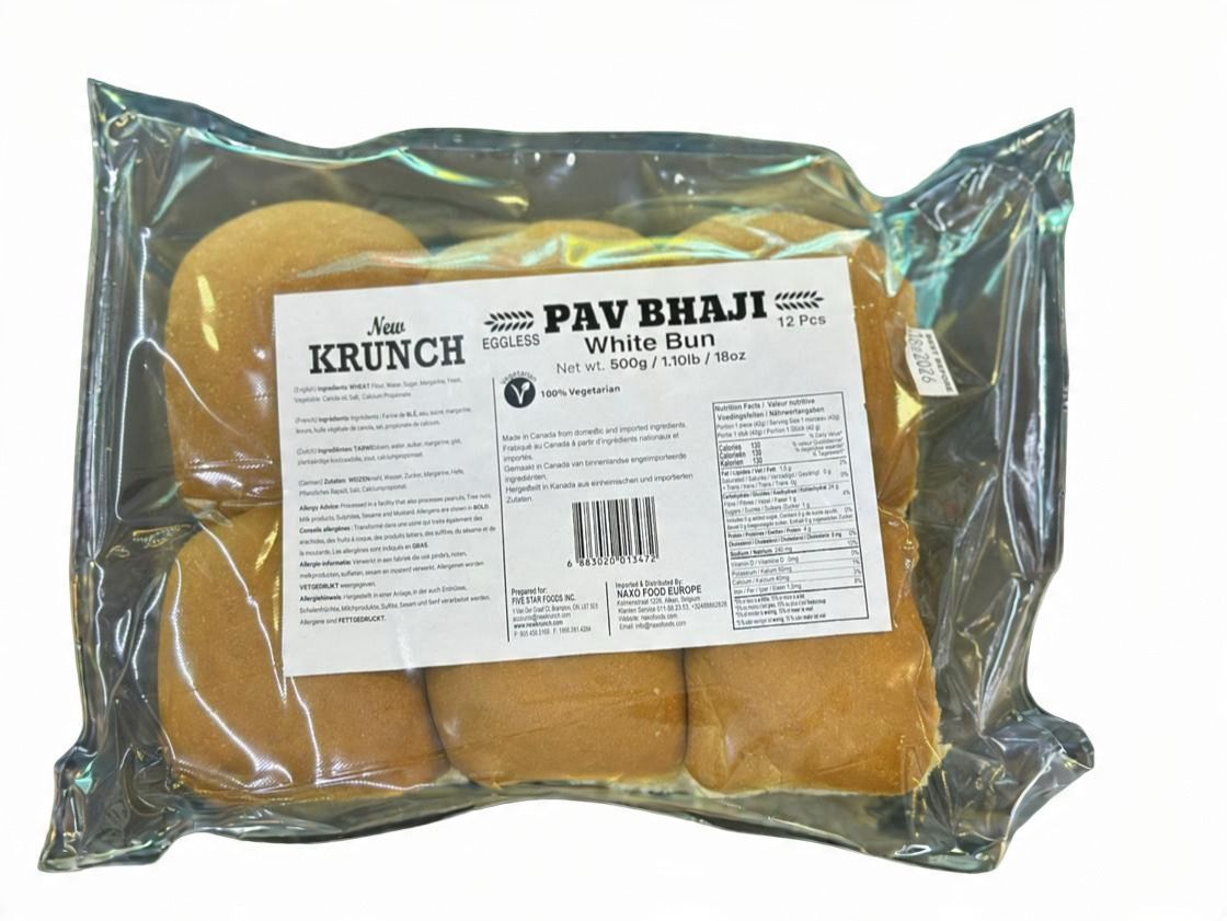 New krunch pav bhaji (white bun) 500g 