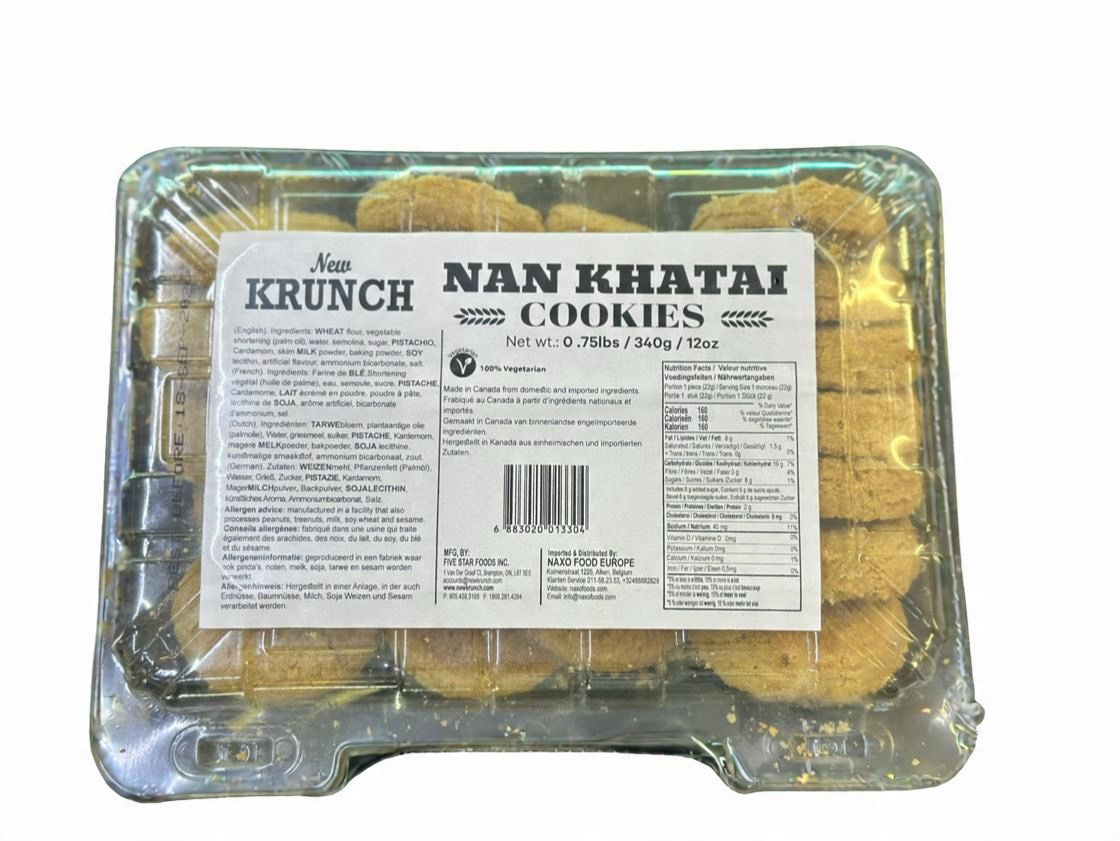 New krunch nan khatai cookies 340g