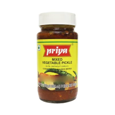Priya Mixed Vegetable Pickle 300g
