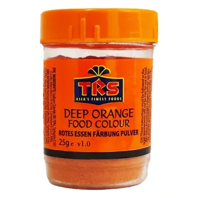 Trs Deep Orange Food Colour 25g