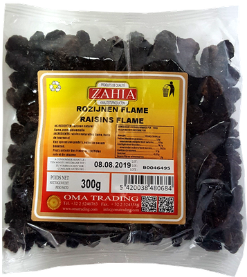 ZAHIA Rozijnen Flame 300g