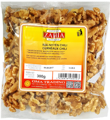 ZAHIA Walnoten Chili 300g