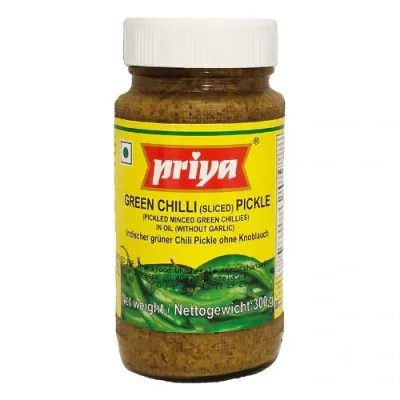 Priya Green Chilli Pickle 300g