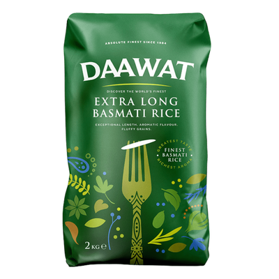 Daawat Extra Long Basmati Rice 2kg