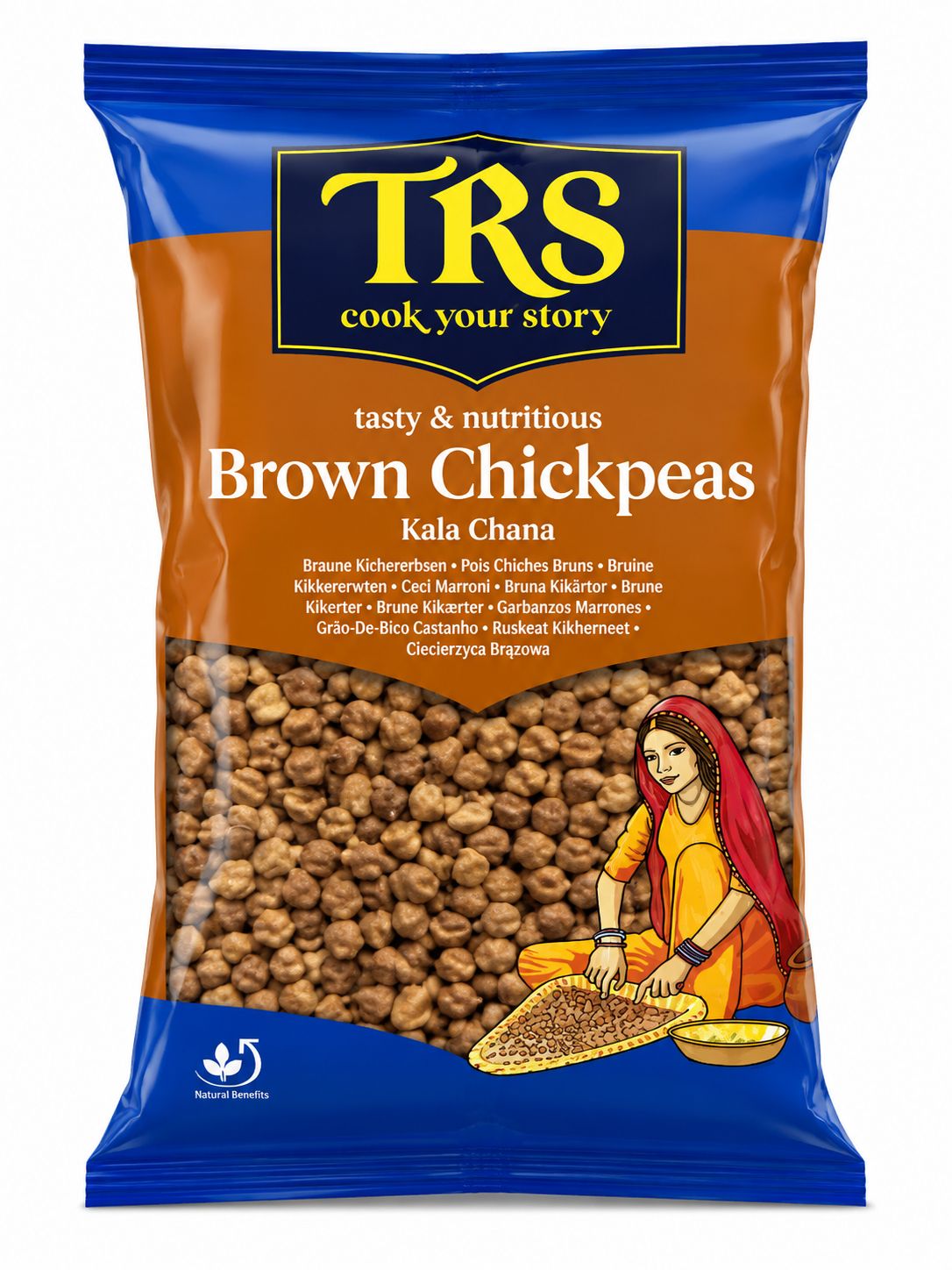 Trs brown chickpeas  500g