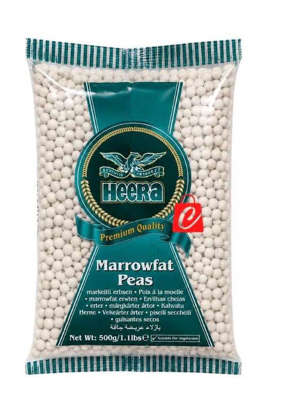 Heera Whole marrowfat Green Peas 500g