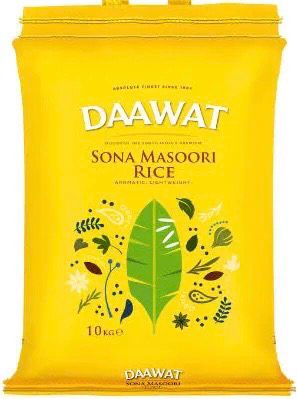 Daawat sona masoori rice 10kg