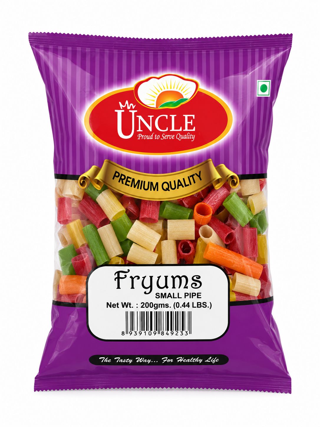 Uncle Fryums small pipe 200g