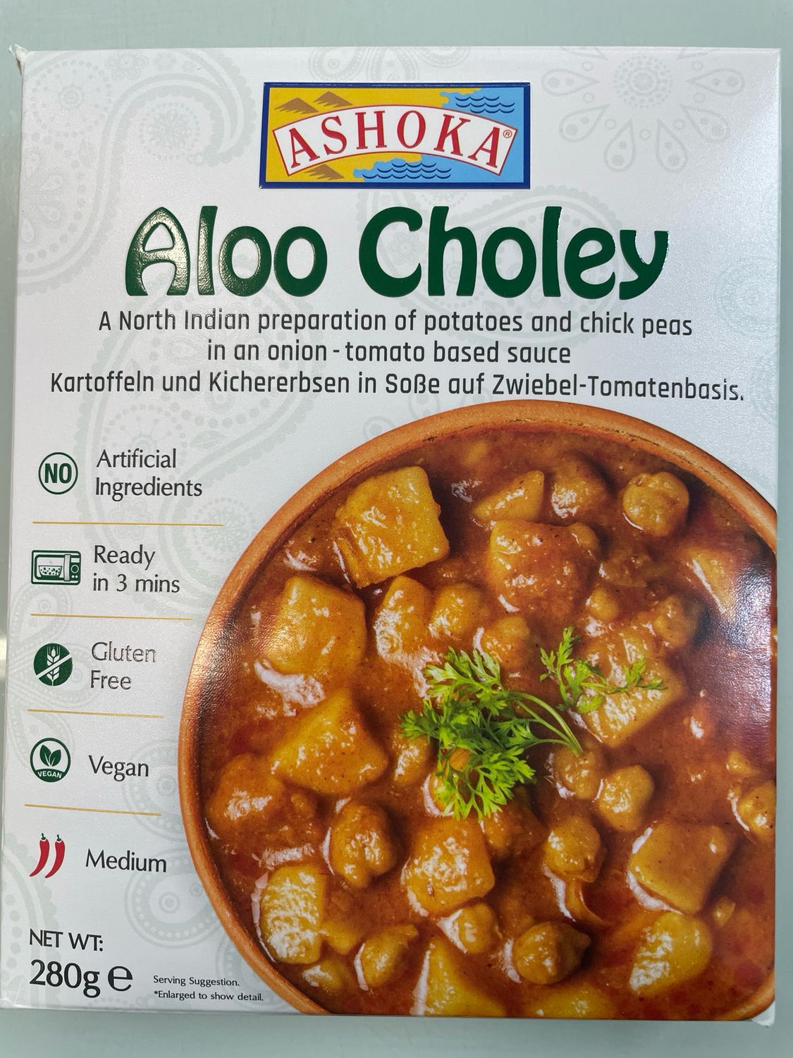 Ashoka aloo choley 280g