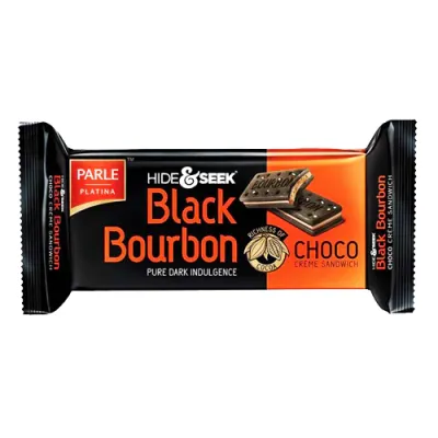 Parle Hide &amp; Seek Black Bourbon Biscuits 100G