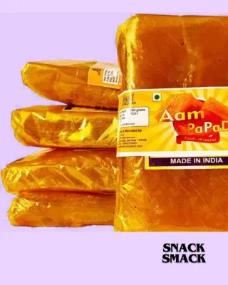 KRG bar yellow aam papad slice 200g