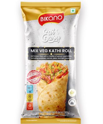 Bikano mix veg kathi roll 160g