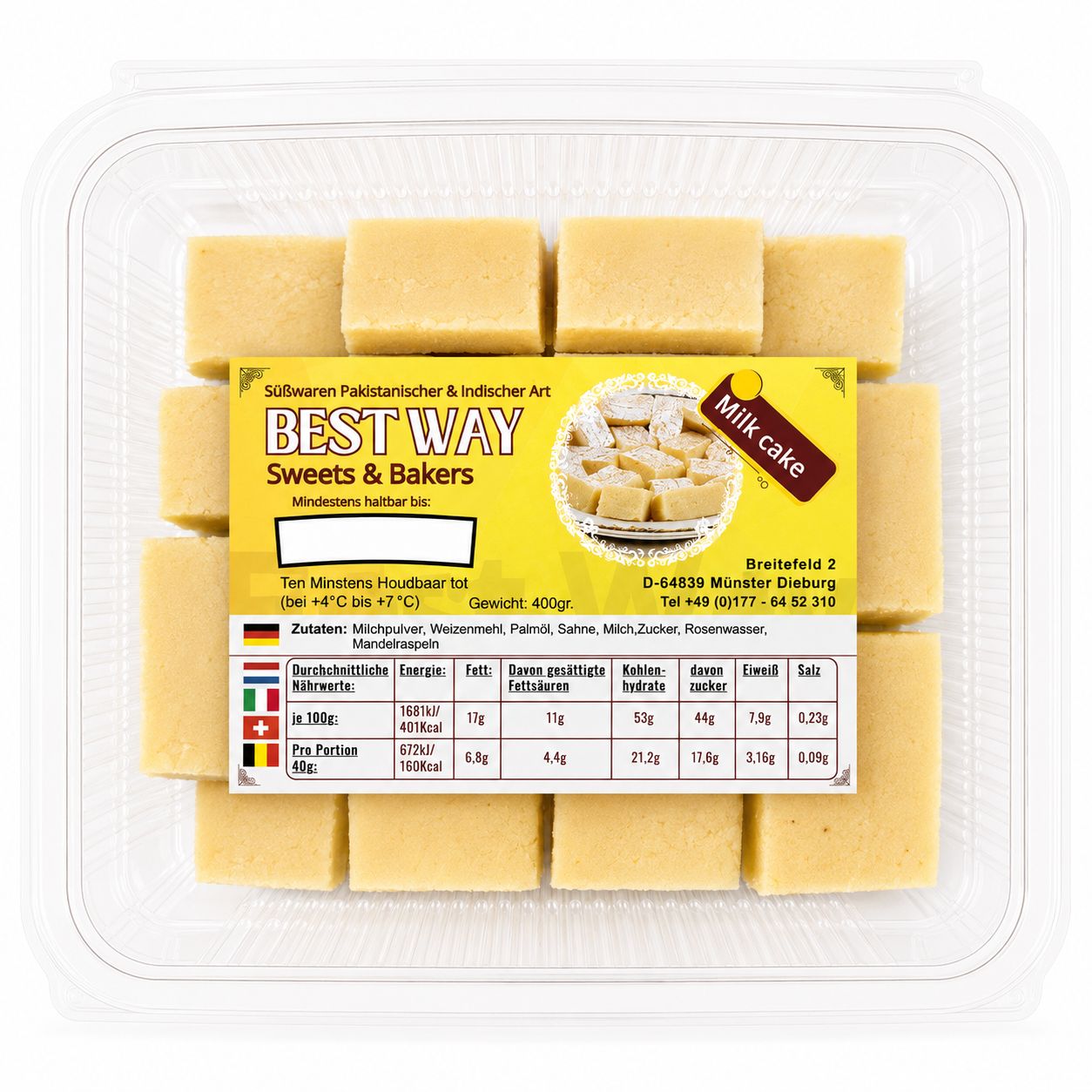 Fresh milk cake 400g