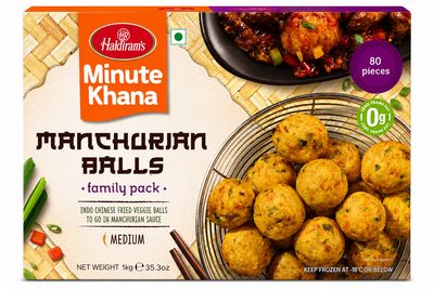 Haldiram’s manchurian balls 1kg (80pieces)