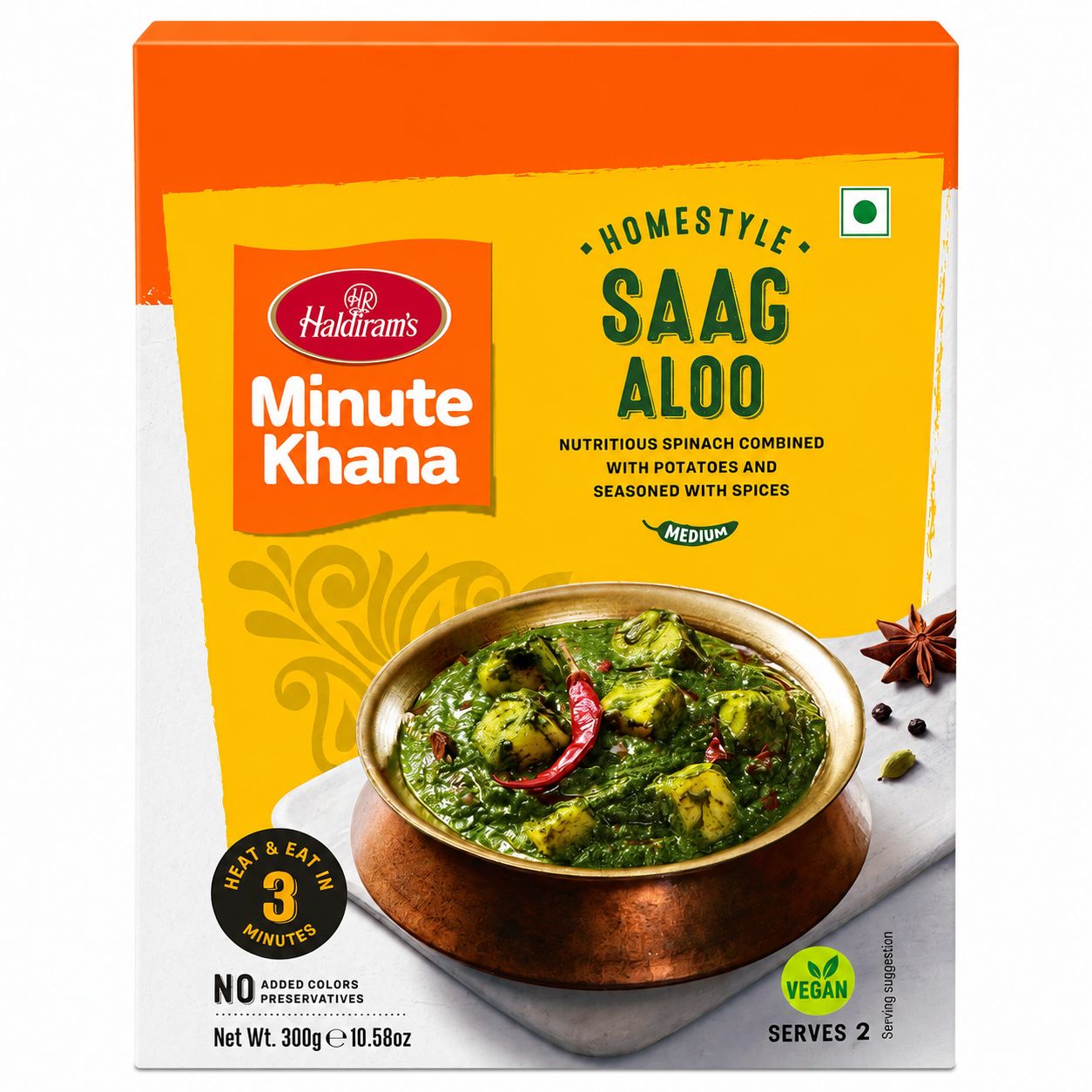Haldiram’s saag aloo 300g