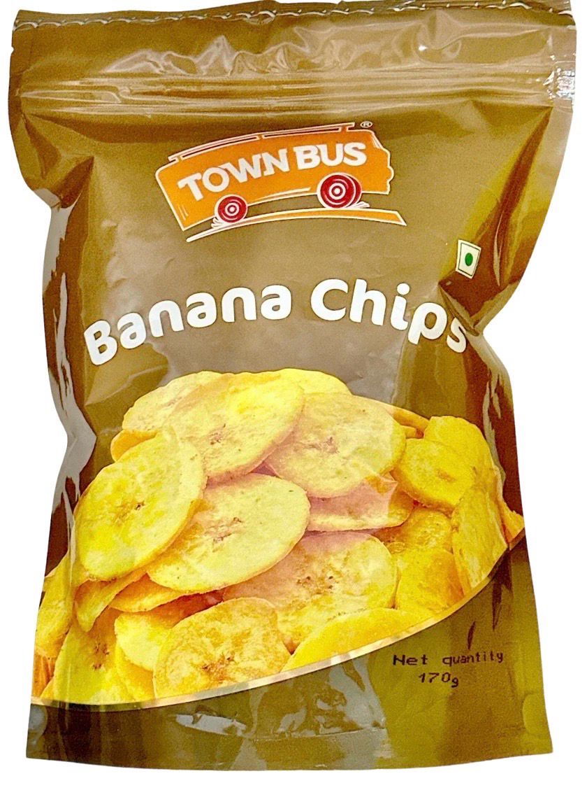 Town bus banana chips 170g