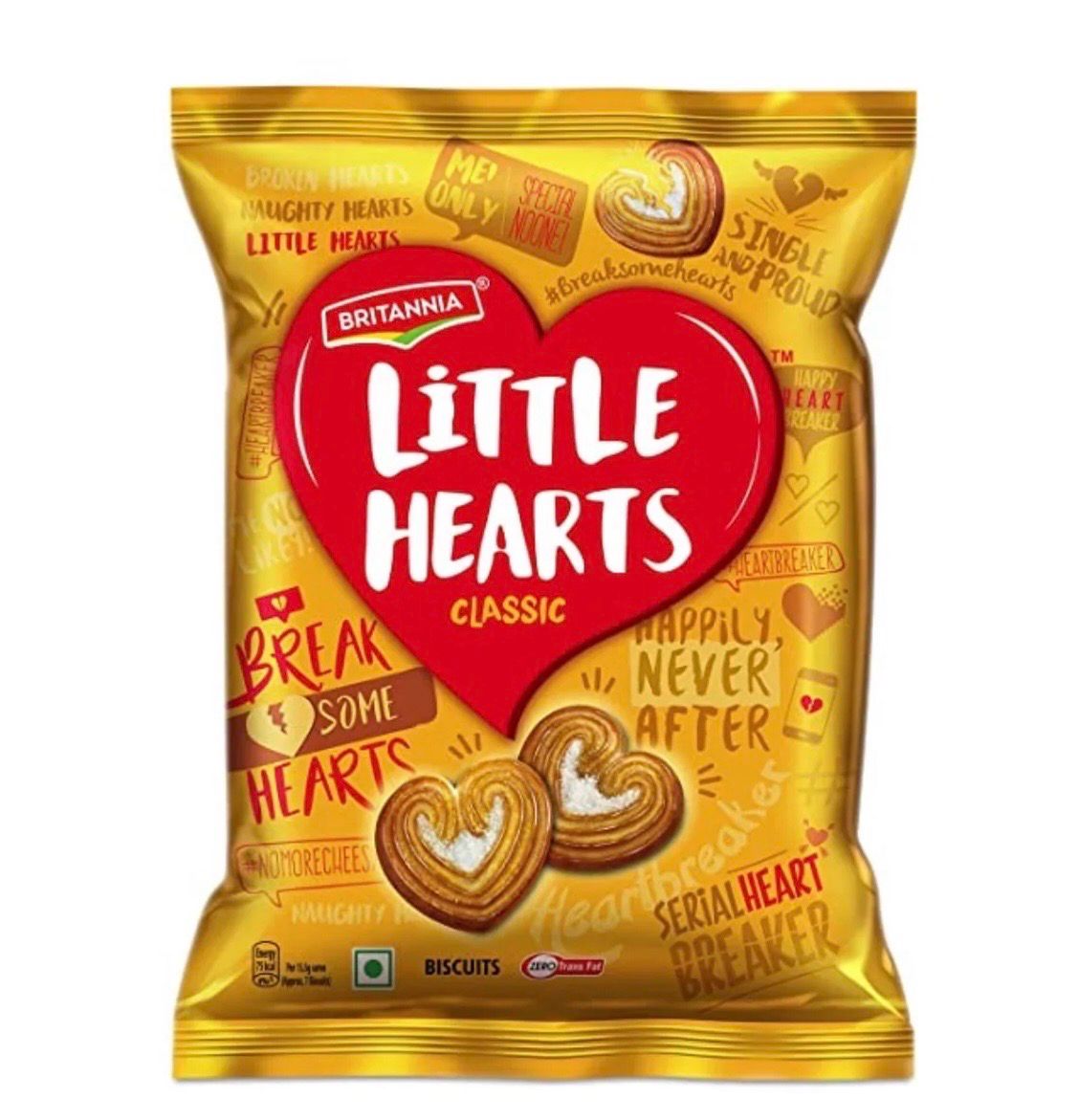 Britannia little hearts 75g