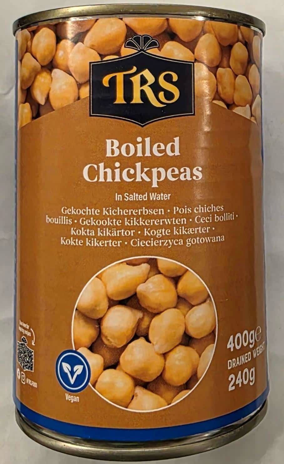 Trs boiled chickpeas 400g