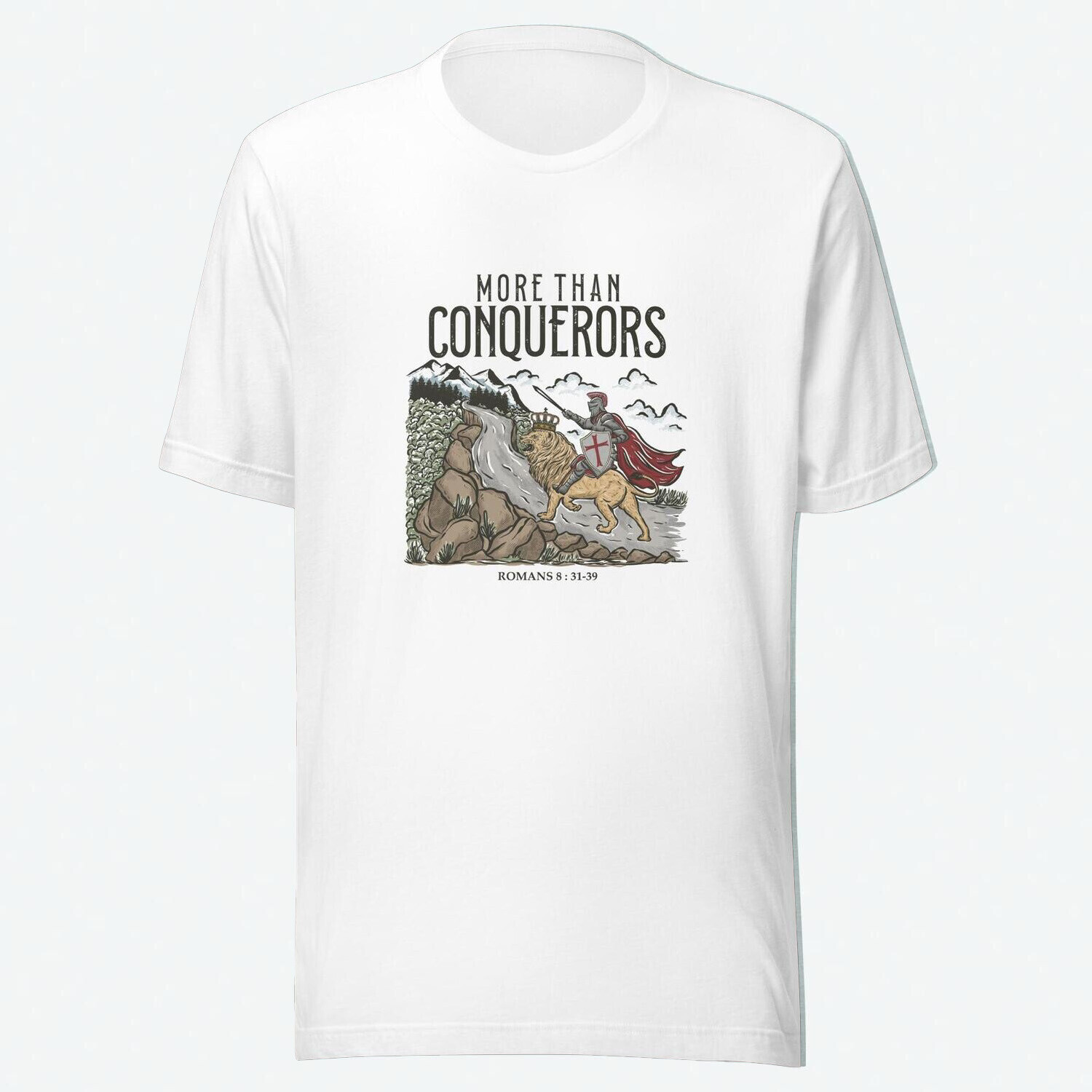 More Than Conquerors Faith Based T Shirt More Than Conquerors Faith Based T Shirt