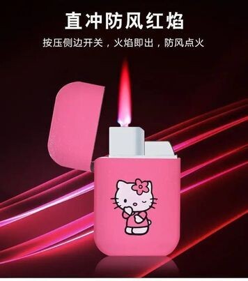 Pink Hello Kitty Lighter w/ Pink Flame