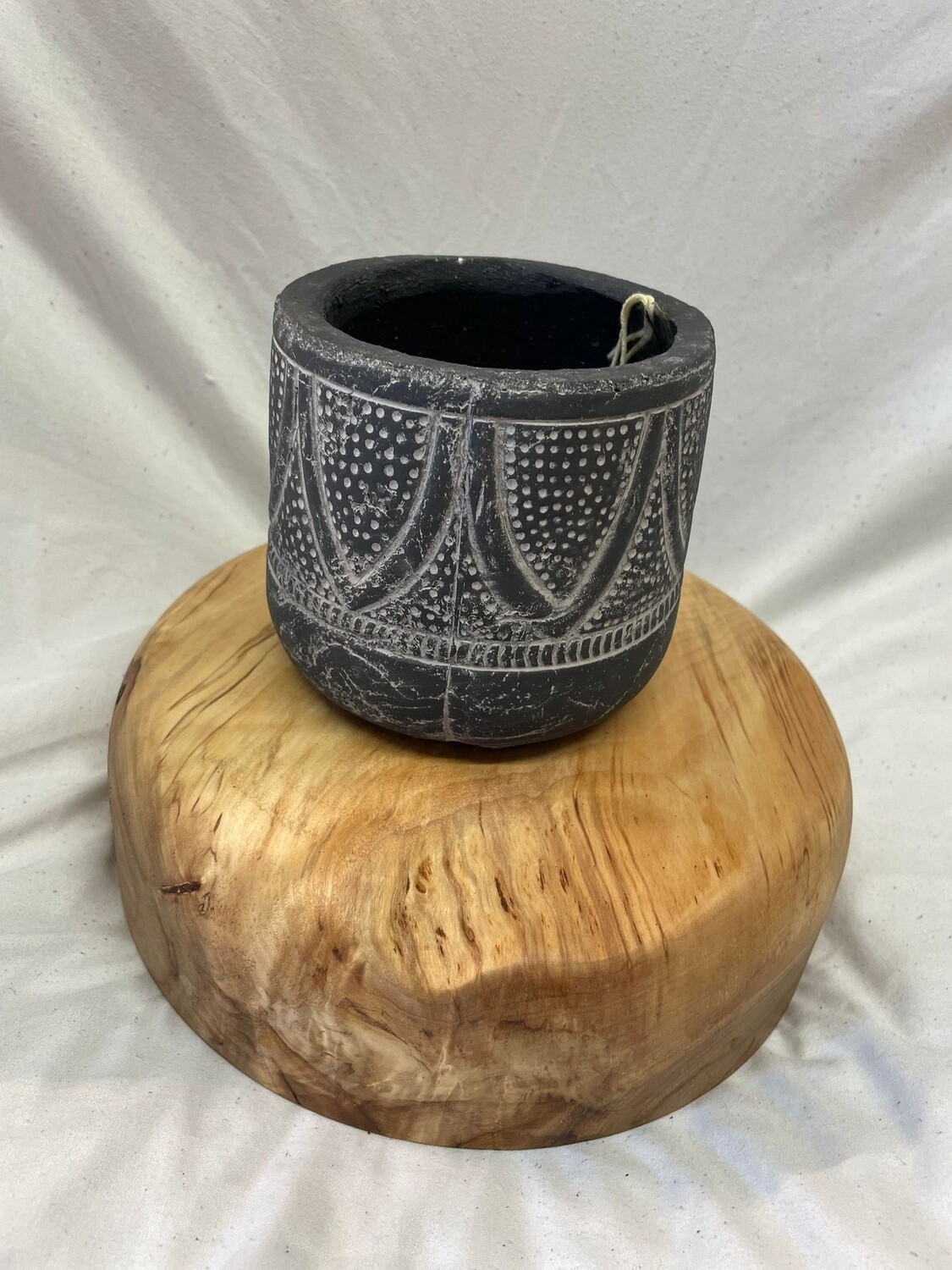 3&quot; Distressed Navy Pot