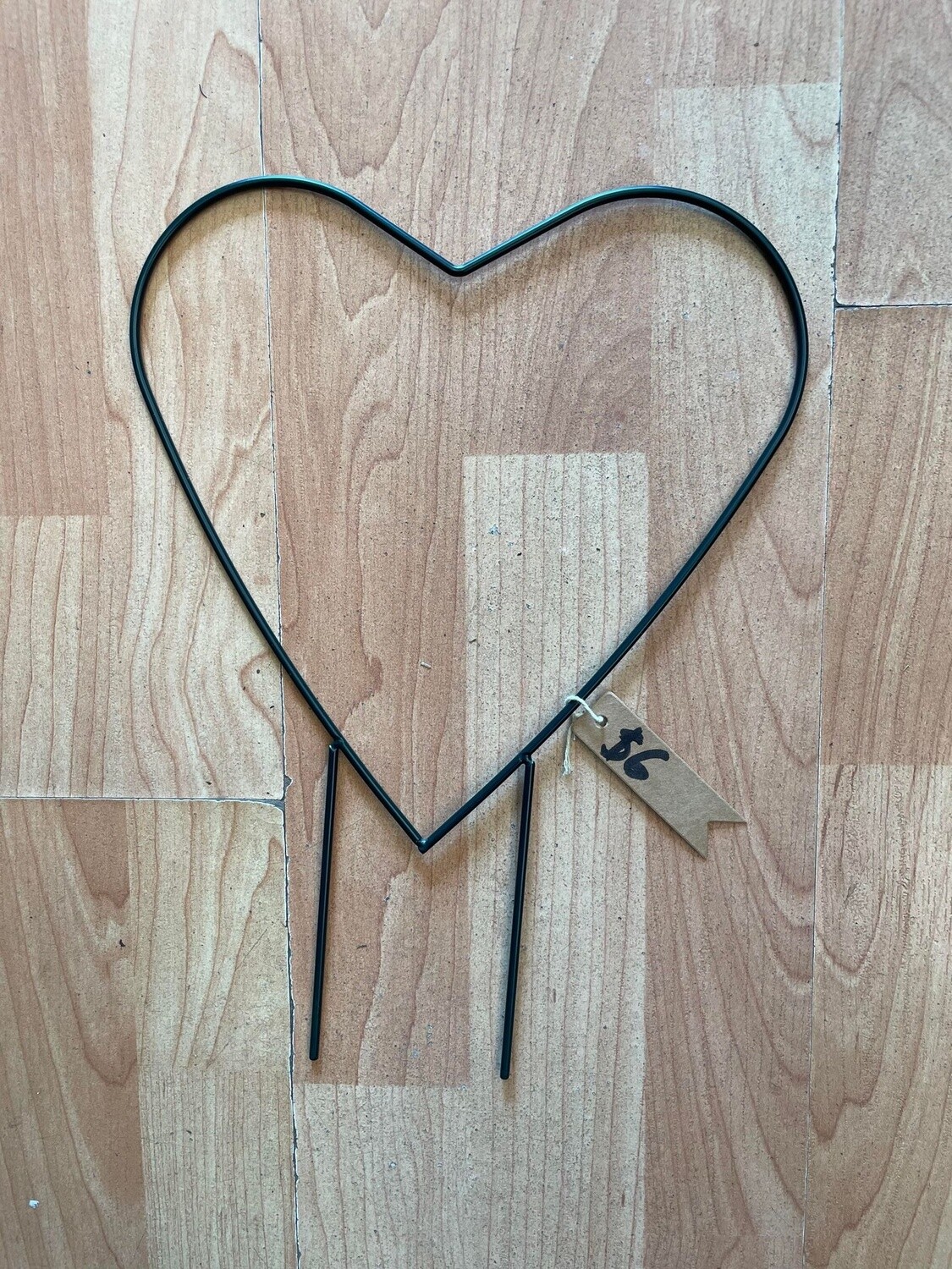 Metal Heart Trellis