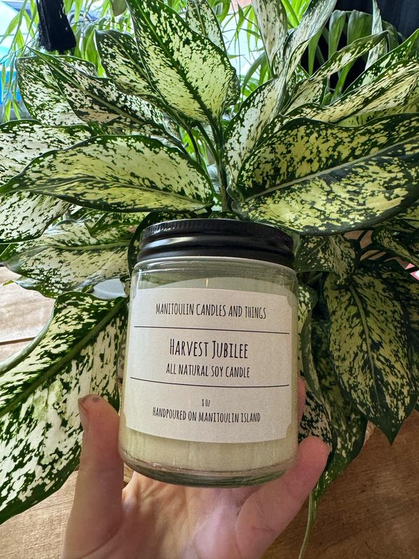 Harvest Jubilee Scented Candle - 8 oz Clear Jar