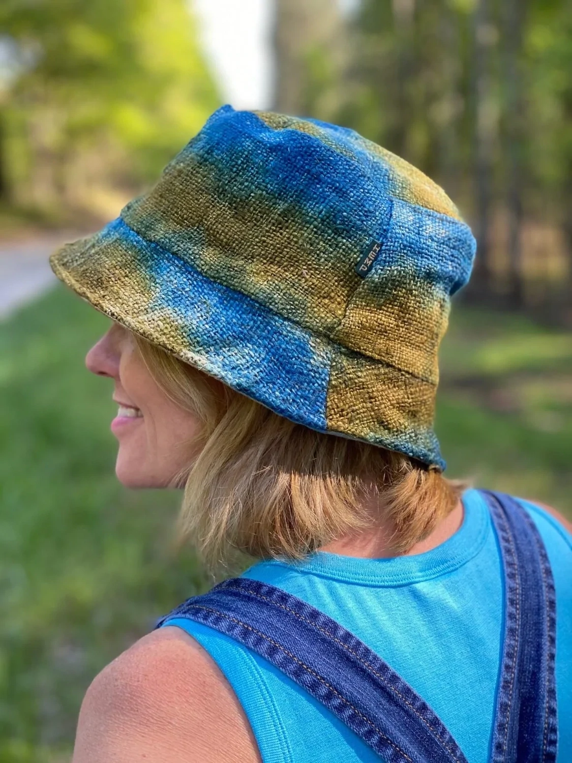 Hemp Bucket Hat – Tie Dye Hippie Beach Hat