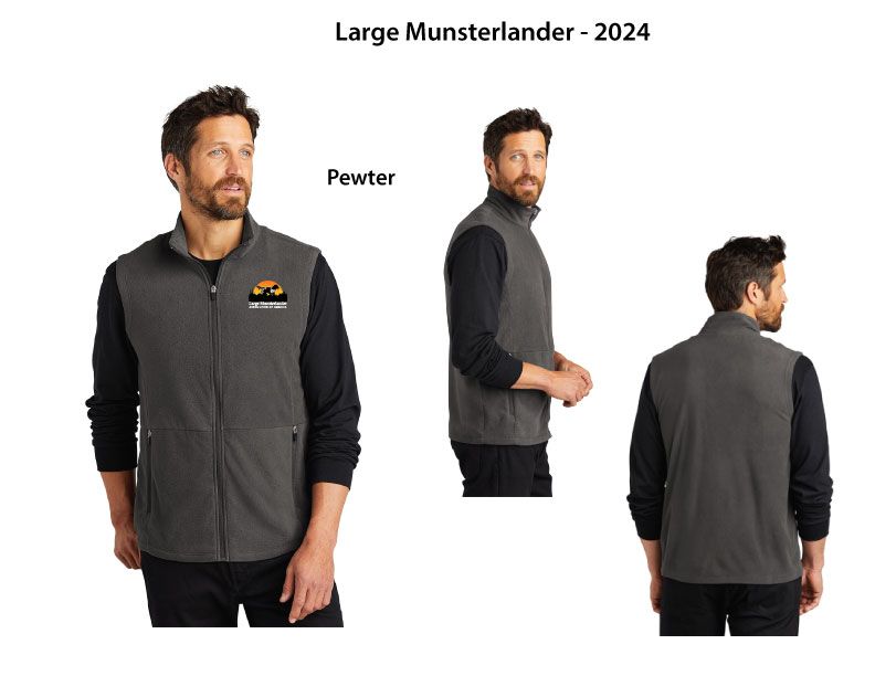 Port Authority Unisex Vest in Pewter with LMAA Logo