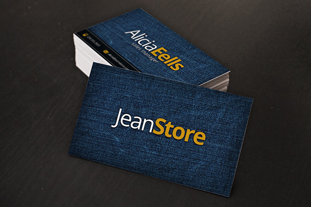 Denim Jeans Business Card