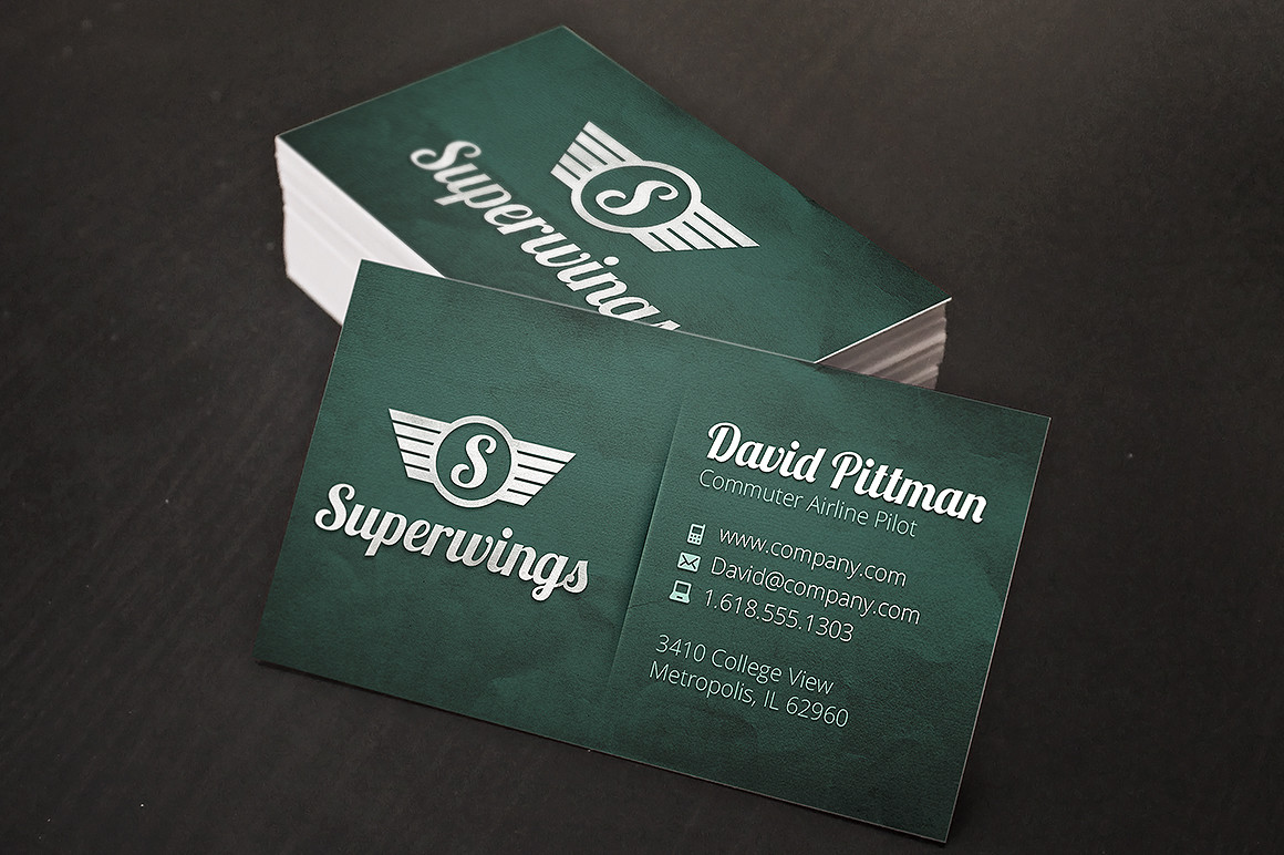 Vintage Business Cards + Free Logo!