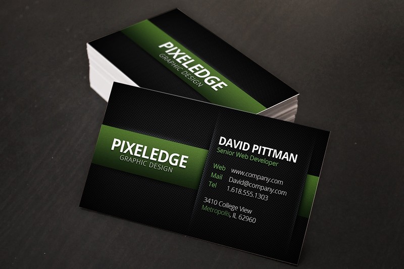 Carbon Fiber Business Cards v2