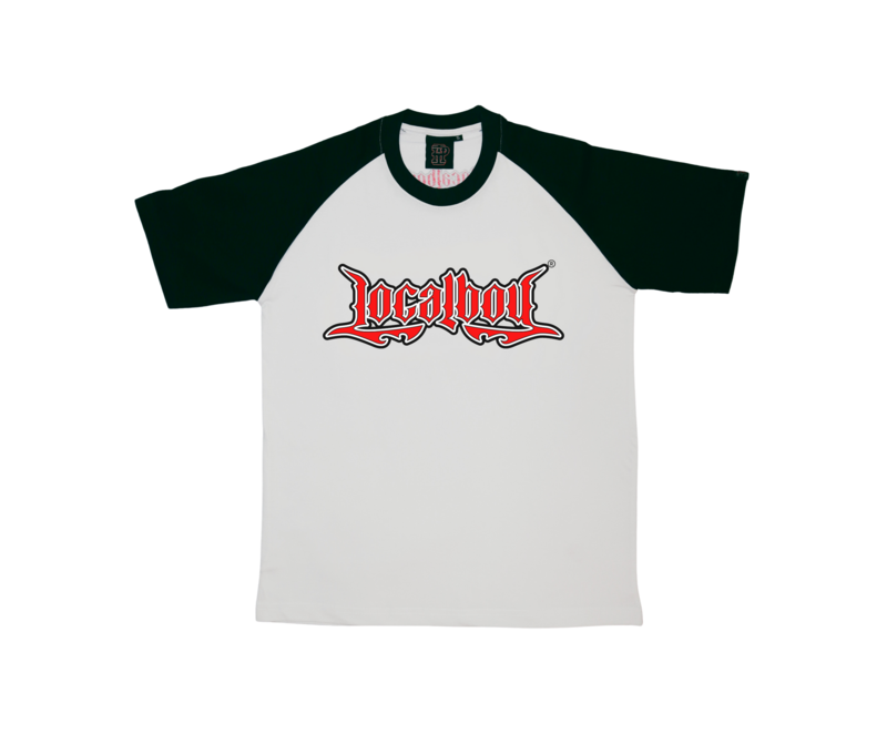 Localboy BLACK Raglan Tee&#39;s Brand New Fashion 2023 Original 100% Cotton Screen Print Logo Design