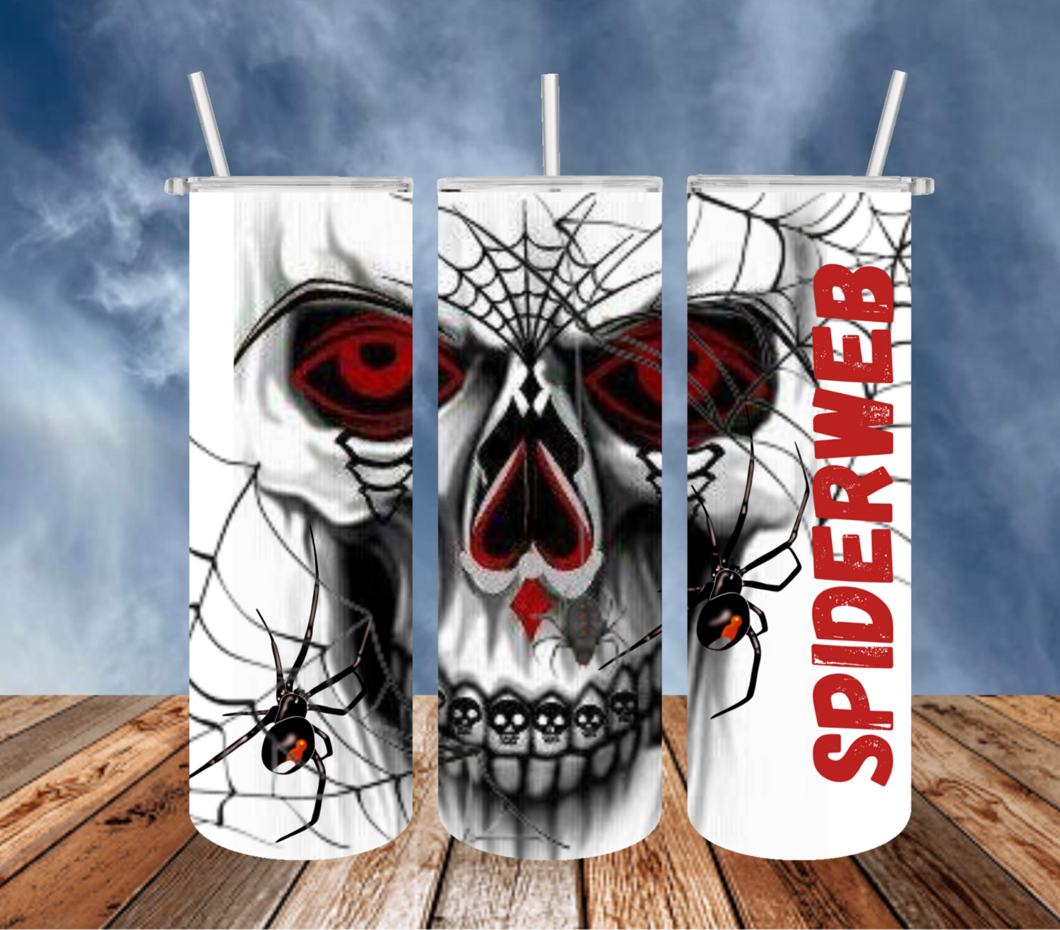 Spiderweb &amp; Skull