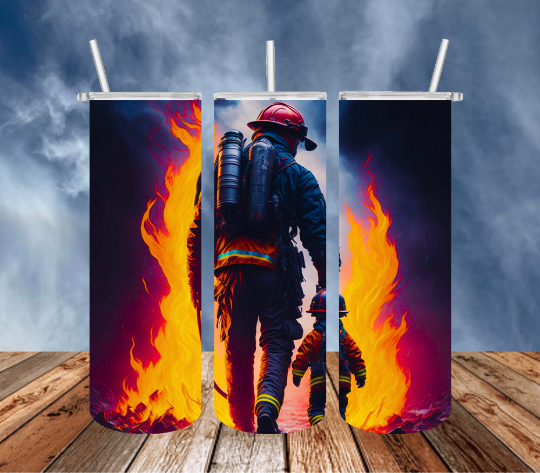 Father &amp; Son Fire Fighter