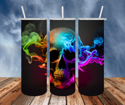 Neon Skull Smoke