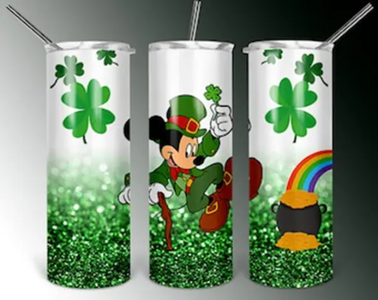 St Patrick&#39;s Day 20oz Mickey Mouse