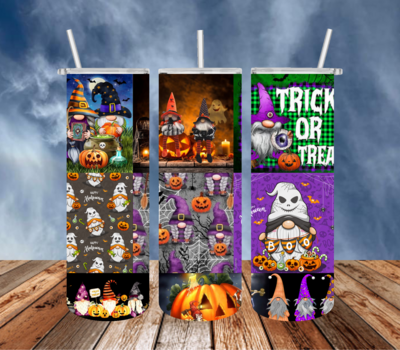 Gnome Halloween Collage