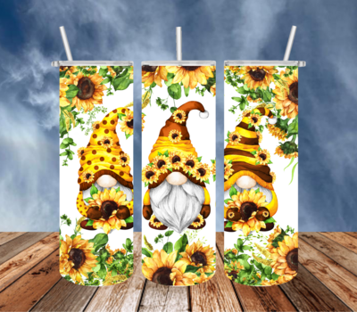 Gnomes Sunflowers 2