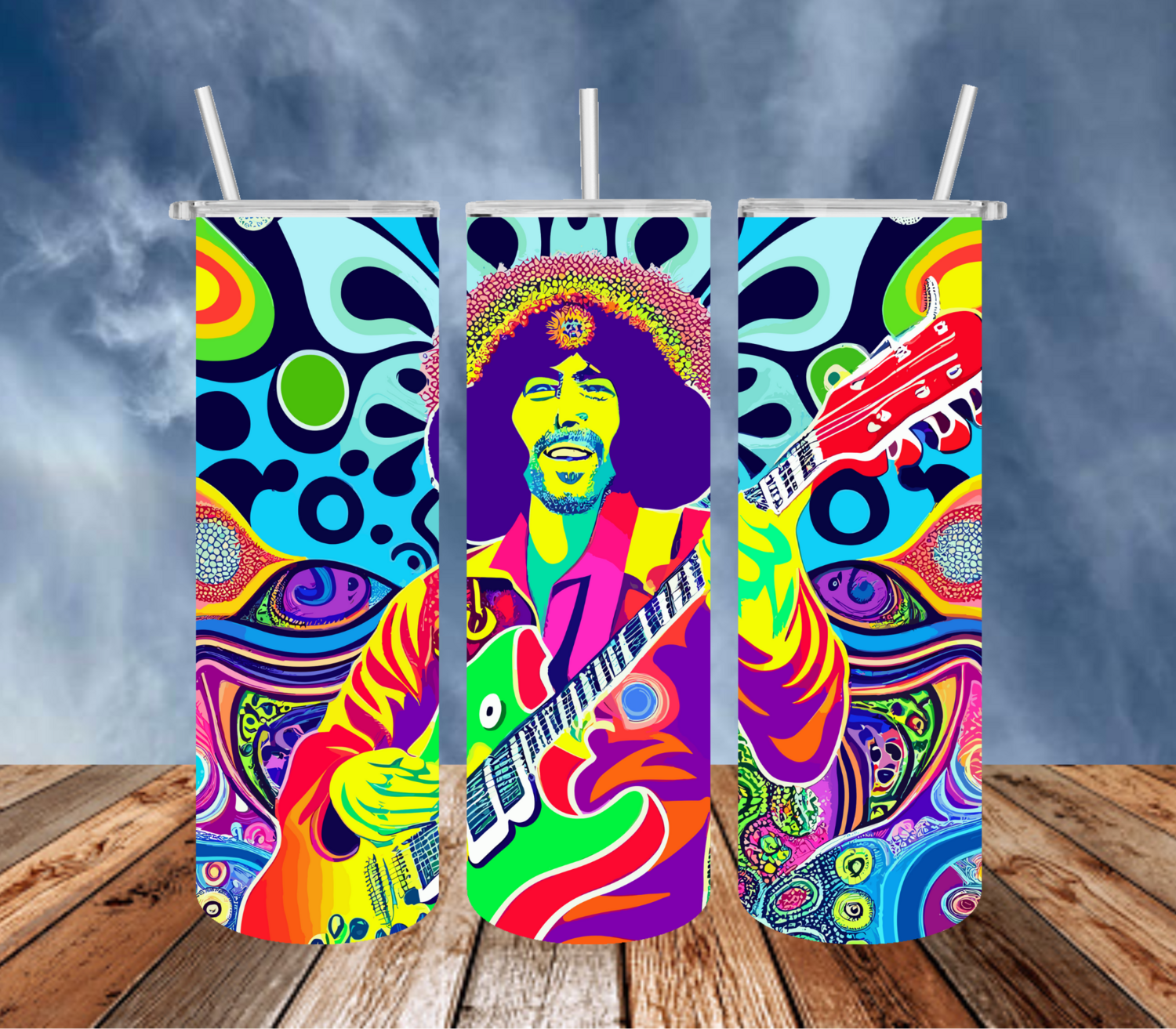 Guitar man Hippie