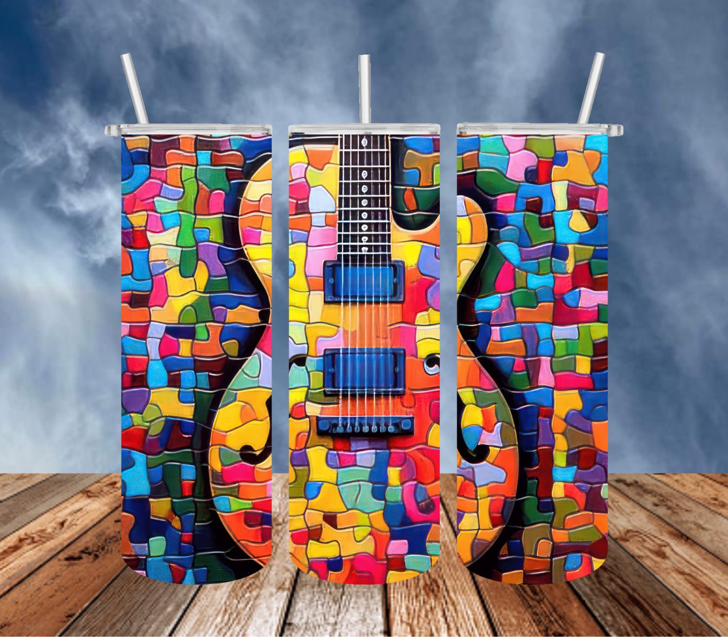 Guitar pop of color