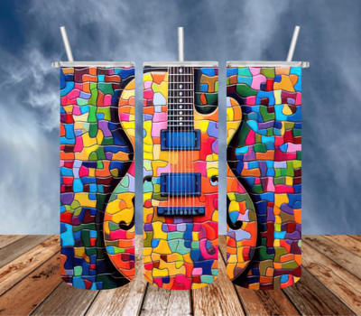 Guitar pop of color