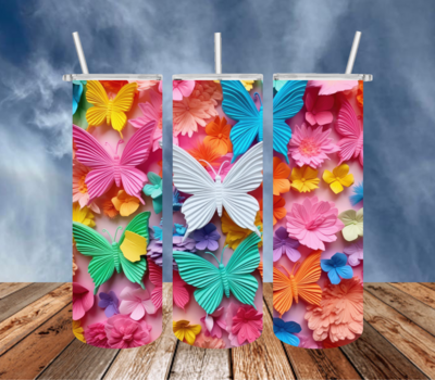 3D Butterflies 1