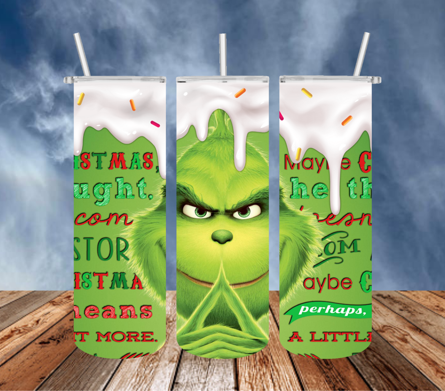 Grinch Christmas Tumbler!