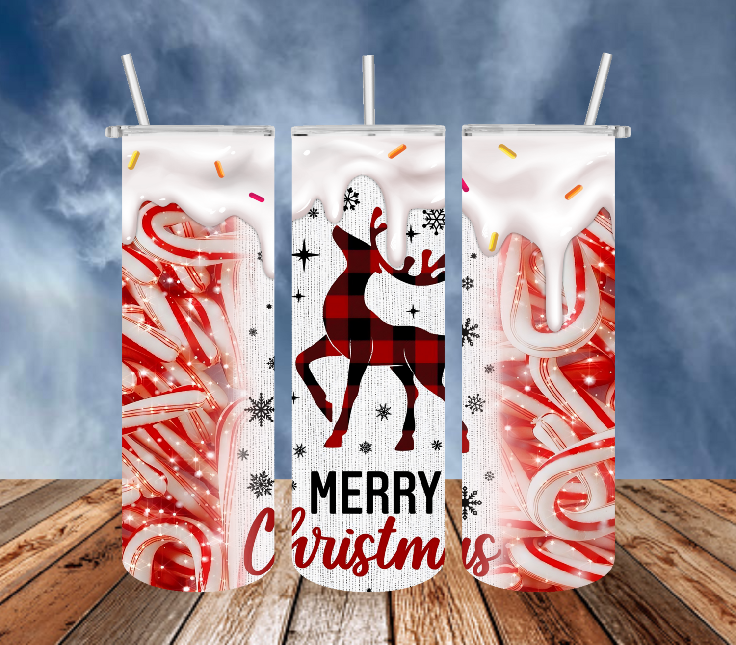 Merry Christmas Candy Cane Tumbler!