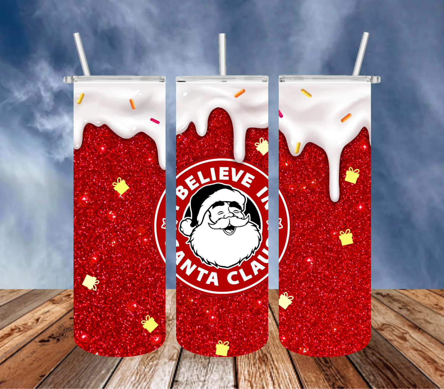 Believe in Santa Claus Tumbler!